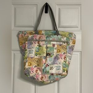 LESPORTSAC White PENPAL Every Girl Tote Bag